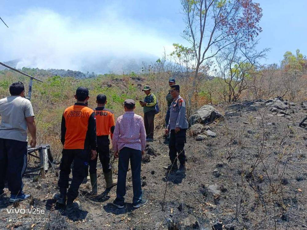 Hutan Gunung Agung dan Batur Terbakar, Bali Siaga Darurat 14 Hari