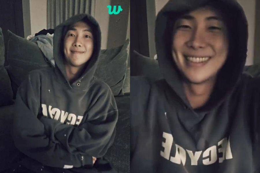 Weverse Live RM BTS (dok. Weverse/BTS)