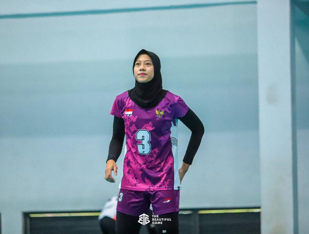 7 Potret Megawati Atlet Voli yang Curi Perhatian di Liga Korea Selatan