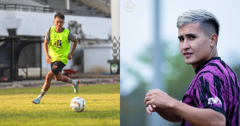 Gelandang PSM Makassar, Akbar Tanjung - Gelandang Arema FC, Ariel Lucero (Kolase Berbagai Sumber)