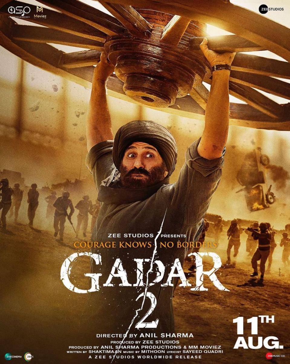 poster film Gadar 2 (instagram.com/zeestudiosofficial)