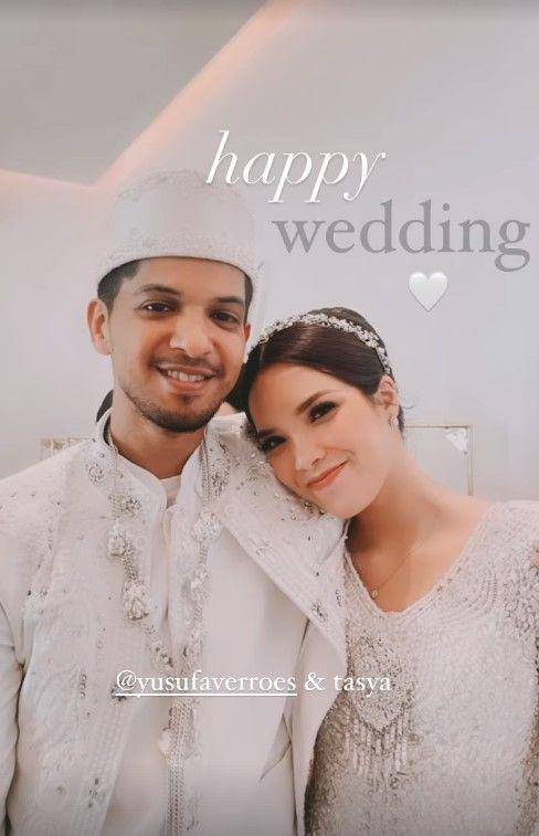 pernikahan Yusuf dan Tasya (Instagram.com/yusufaverroes)