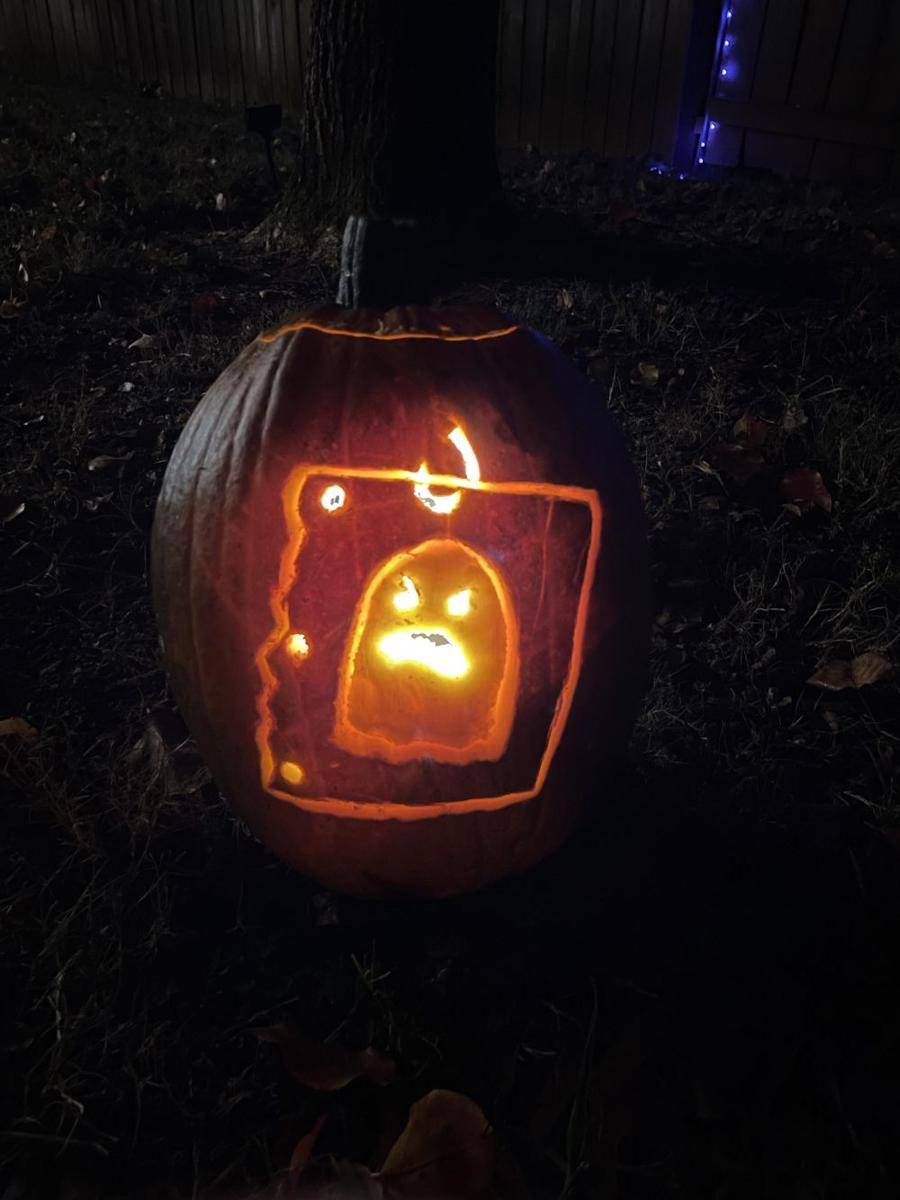 potret dekorasi labu Halloween nyentrik (reddit.com/user/bdwin120)