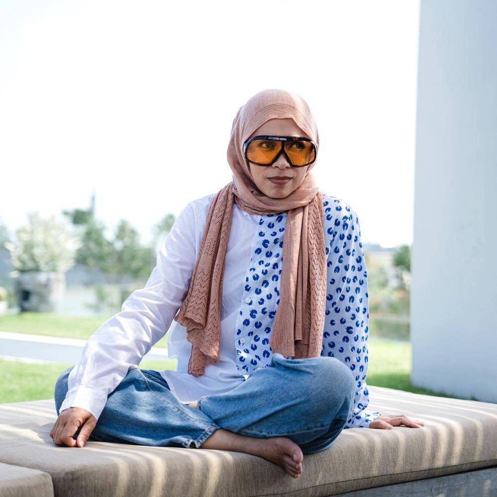Melly Goeslaw preloved baju untuk Palestina (instagram.com/melly_goeslaw)