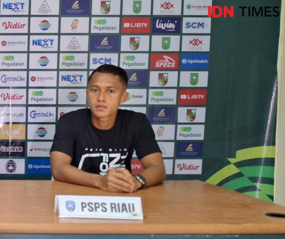 Pemain PSPS Riau Yudhi Adytia