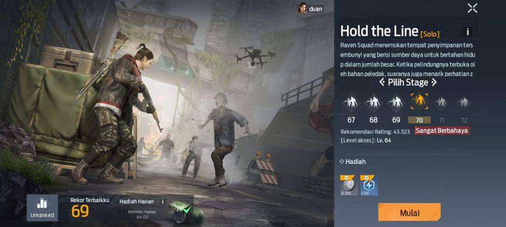 tantangan hold the line (dok. Tencent Games/Undawn)