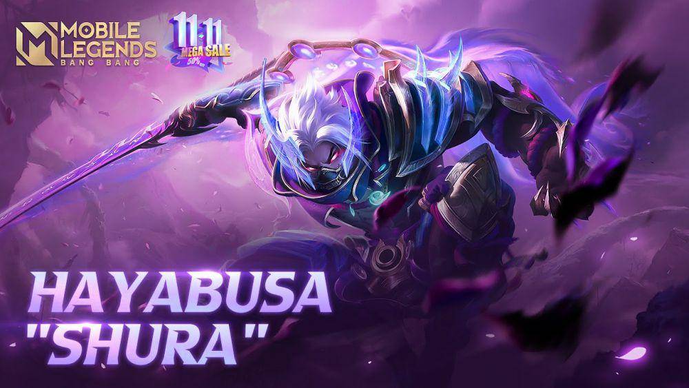 tampilan skin Hayabusa Shura (dok. Moonton/Mobile Legends)