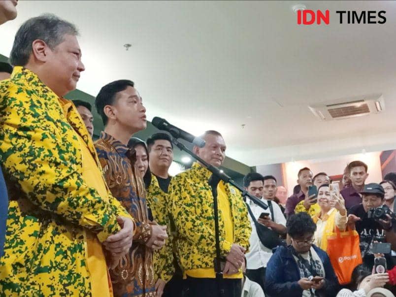 Gibran Rakabuming di Rapimnas II Golkar (IDN Times/Rachma Syifa Faiza Rachel)