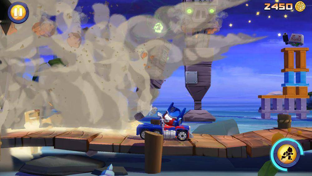 cuplikan gameplay Angry Birds Transformers (dok. Rovio Entertainment Corporation/Angry Birds Transformers)