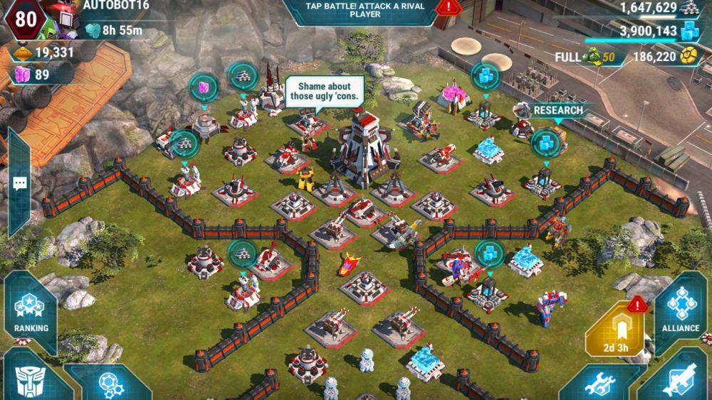 cuplikan gameplay TRANSFORMERS: Earth Wars (dok. Space Ape/TRANSFORMERS: Earth Wars)