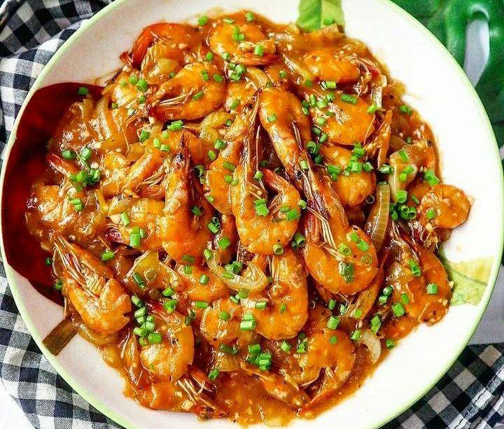 ilustrasi udang saus tiram (instagram.com/dapurchina)