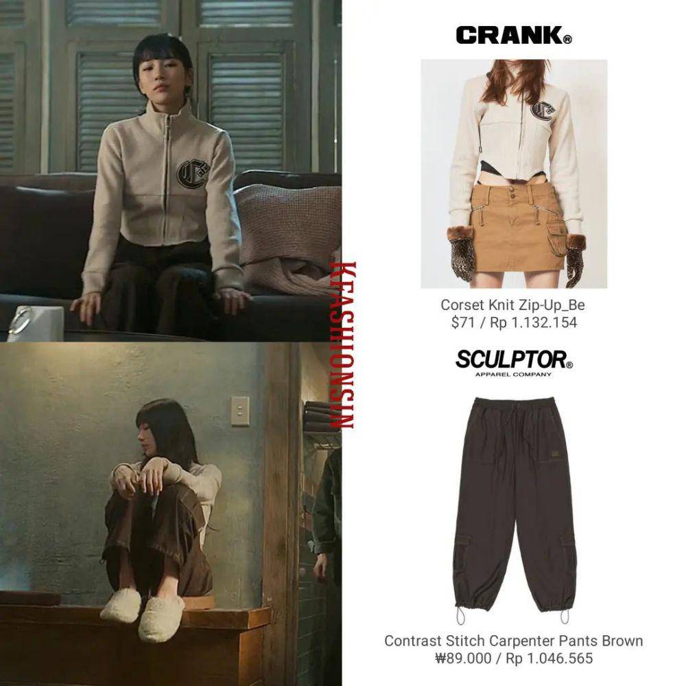 Harga OOTD Suzy di Drakor Doona (instagram.com/kfashionsin)