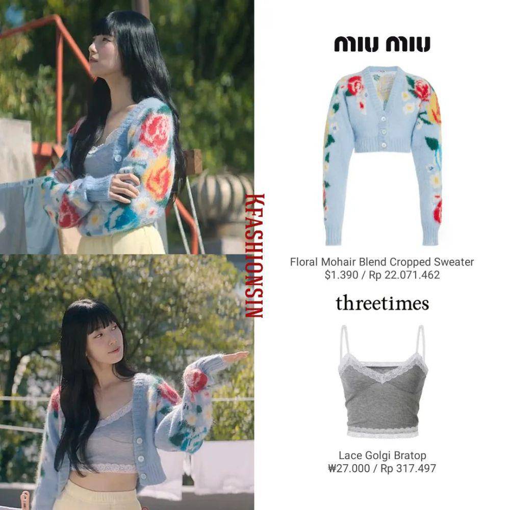 Harga OOTD Suzy di Drakor Doona (instagram.com/kfashionsin)