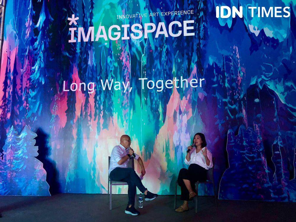 Press Conference Imagispace di Indonesia Design District PIK 2 pada Jumat (20/10/2023). (IDN Times/Nisa Meisa Zarawaki)