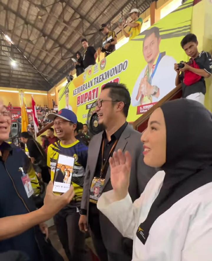 potret Tya Ariestya ke Kendal, hadiri Kejuaraan Taekwondo Bupati Cup 2023 (instagram.com/tya_ariestya)
