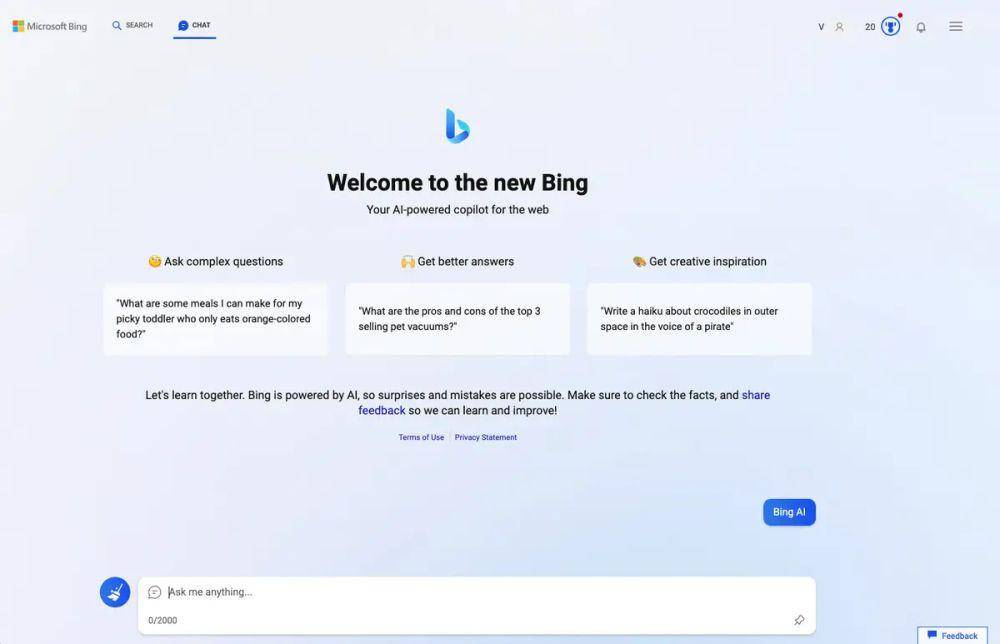 Bing Chat di Microsoft Bing (dok. Microsoft)