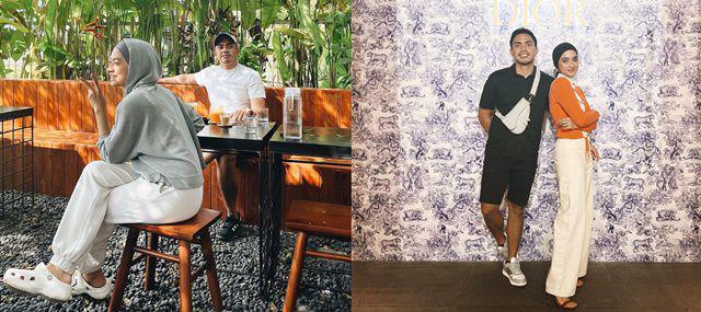 7 Inspirasi Outfit Hangout ala Pasangan Ditto Percussion dan Ayudia