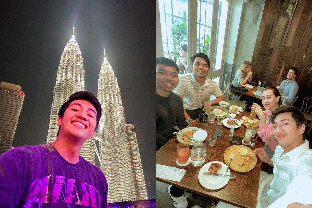 Harris Vriza liburan singkat di Malaysia (instagram.com/harrisvriza)