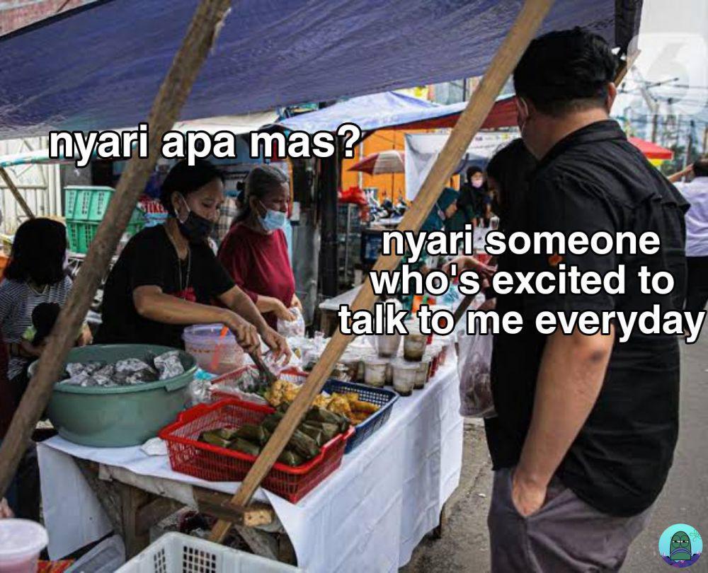 7 Meme Mencari Sesuatu, Mulai dari ke Tukang Sayur sampai Mas Konter