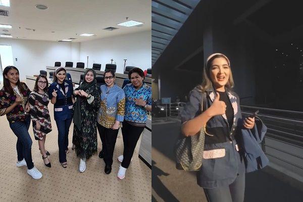 Ke Surabaya, 7 Potret Ashanty Kuliah Offline di Kampus Pertama Kali