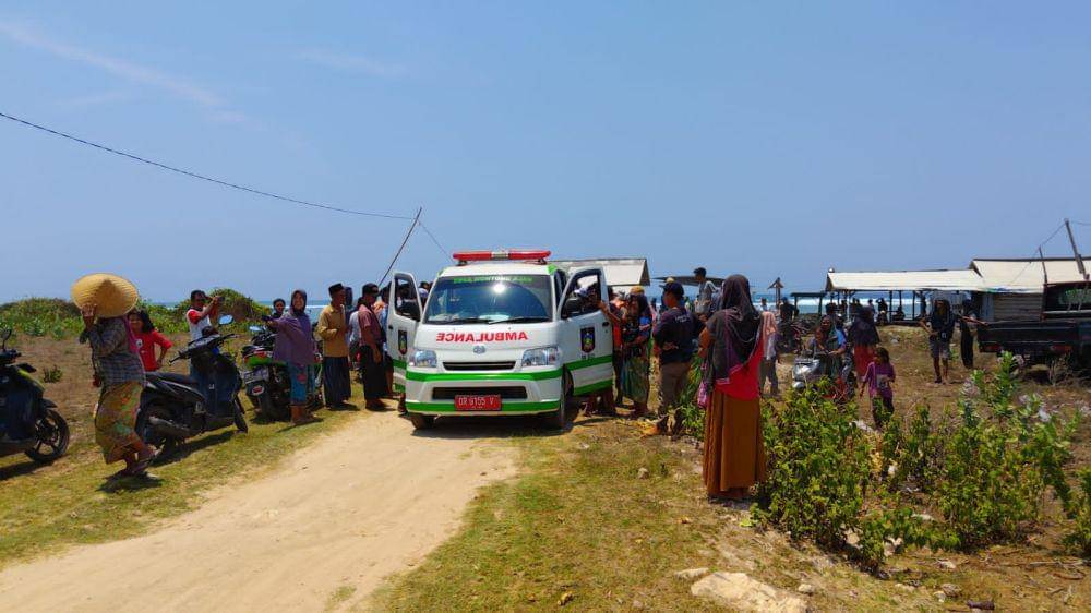 Jenazah korban dibawa ke RS Bhayangkara Mataram. (dok. Istimewa)