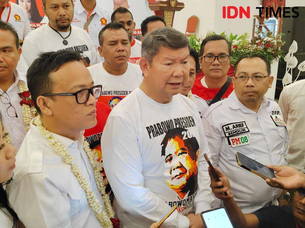Dewan Pembina Prabowo Mania 08, Hashim Djojohadikusumo. (IDN Times/Imam Faishal)