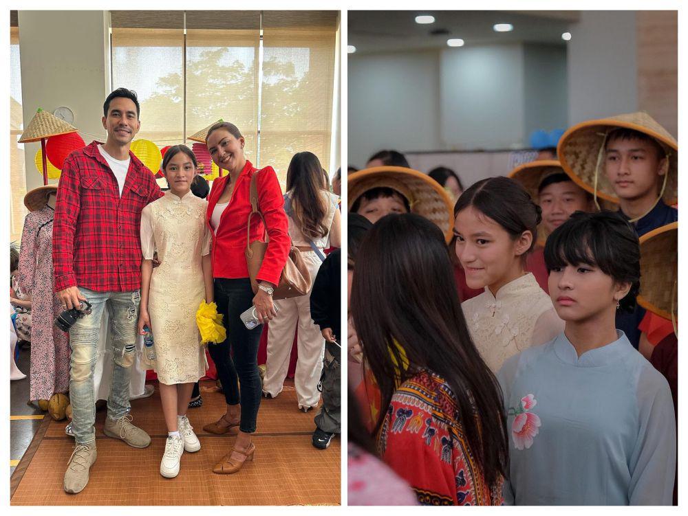 10 Potret Sabrina, Anak Darius-Donna saat Acara UN-Day