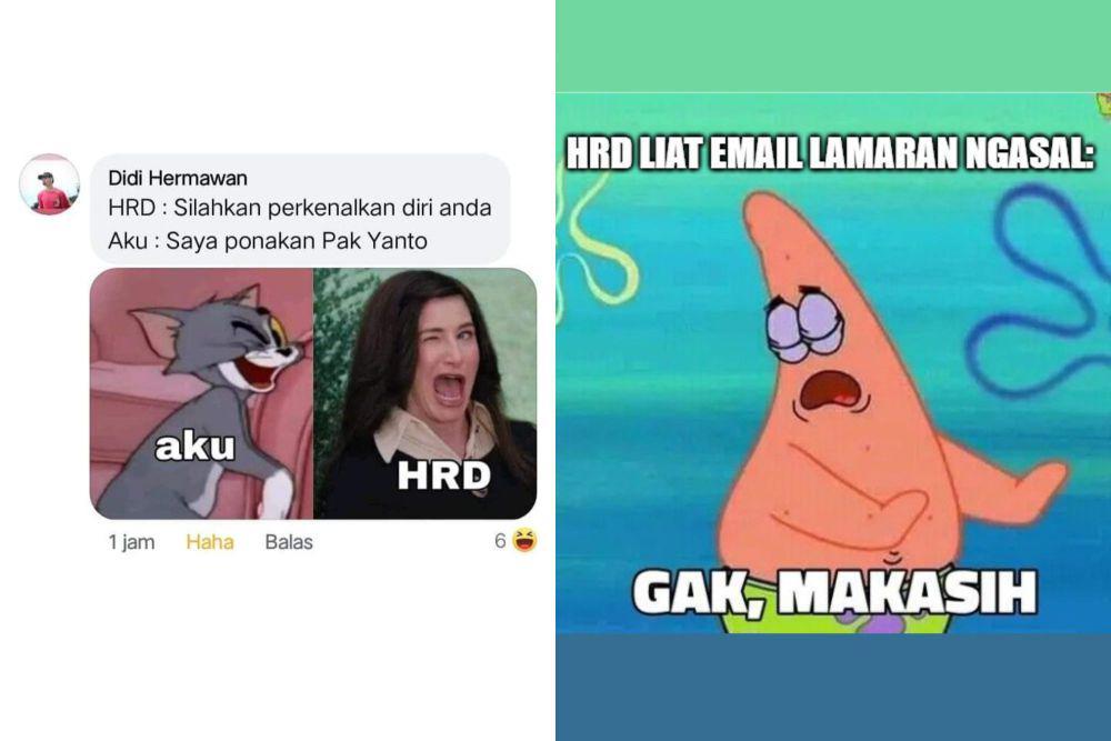 7 Meme Parodi Jadi HRD, Sering Ketemu Pelamar Kerja Nyeleneh!