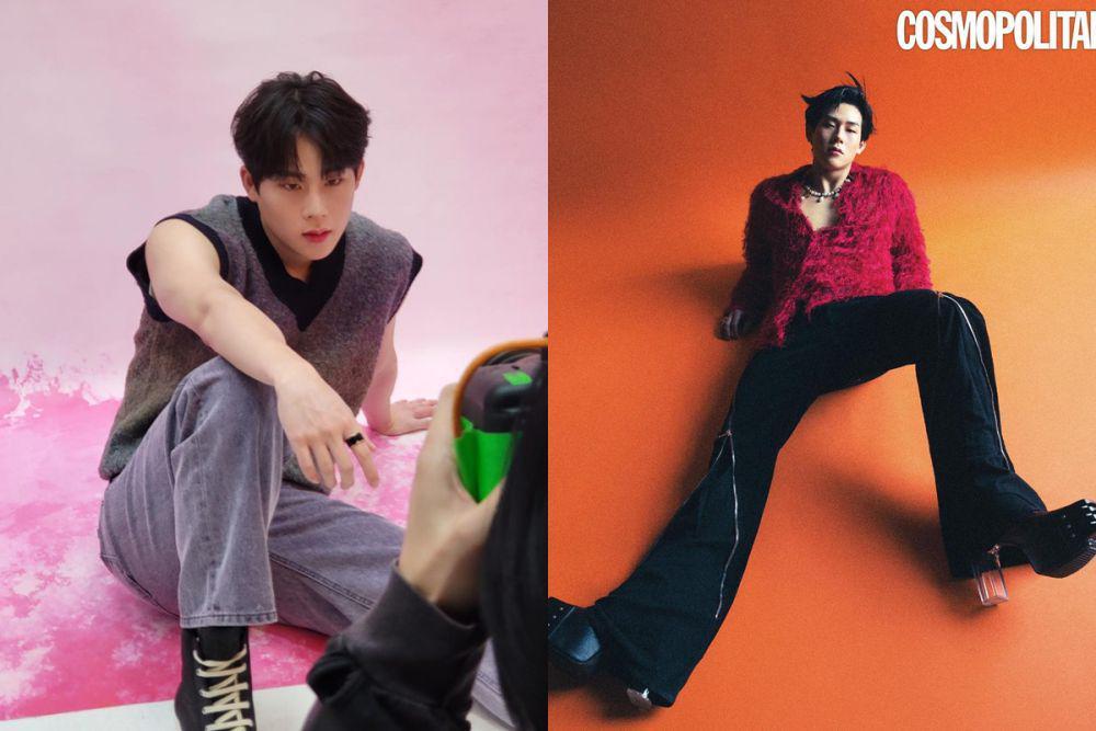 7 Inspirasi OOTD Colorful ala Joohoney MONSTA X, Stylish Atraktif!