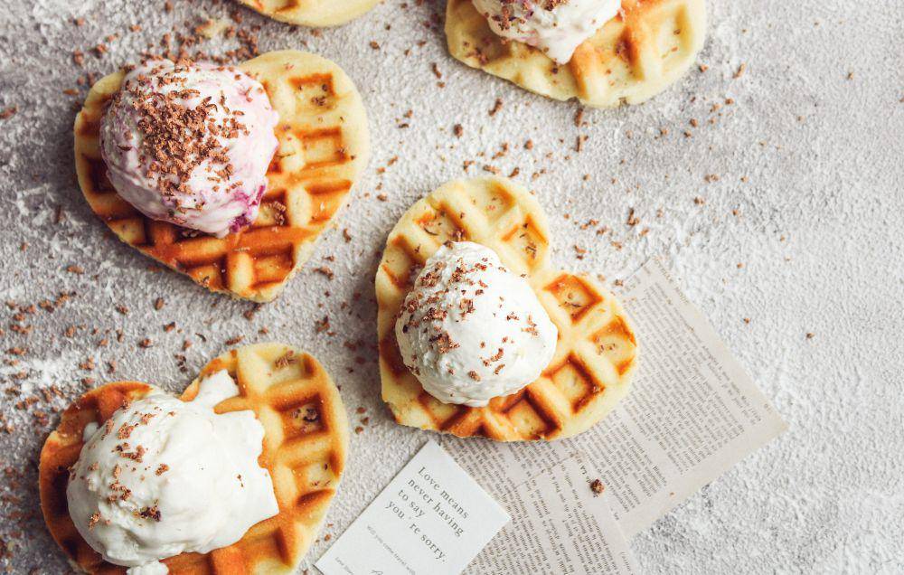 ilustrasi wafel ice cream (pexels.com/Anastasia Belousova)