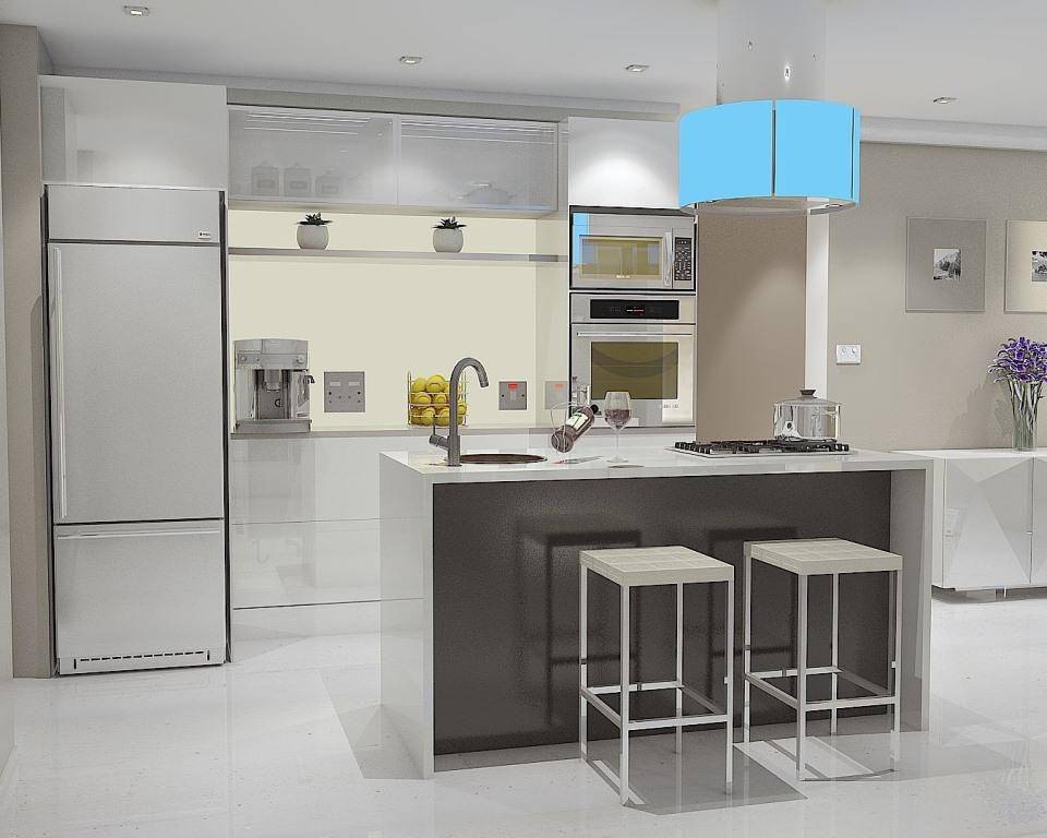 ilustrasi aksen abu-abu gelap pada dapur (pixabay.com/ImagineMaw)