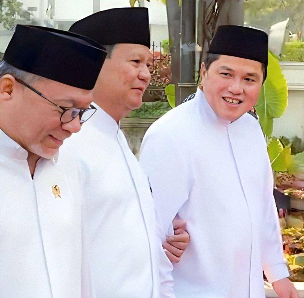 Menteri BUMN, Erick Thohir ketika ikut hari Santri di Surabaya. (www.instagram.com/@erickthohir)