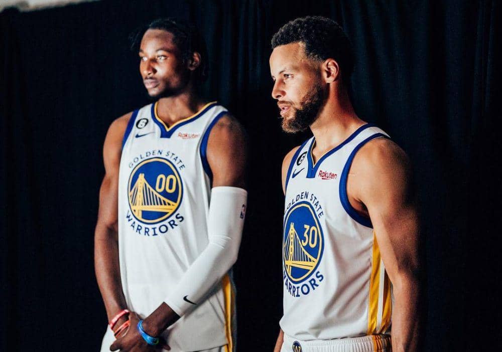 Jonathan Kuminga dan Stephen Curry (instagram.com/jonathan_kuminga)