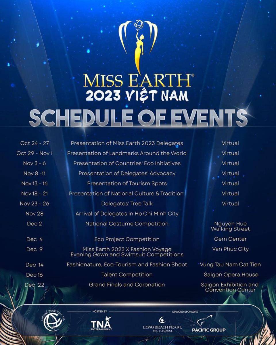 Jadwal Perhelatan Miss Earth 2023 di Vietnam (Instagram.com/missearth)