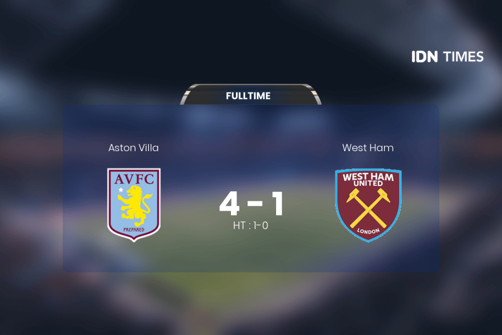 Aston Villa Curi Poin Penuh Atas West Ham