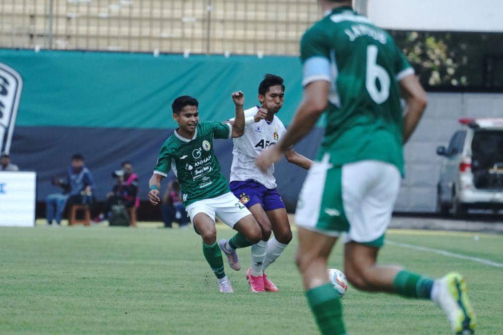 Pemain Persik Kediri saat menghadapi PSS Sleman. IDN Times/ media officer Persik Kediri