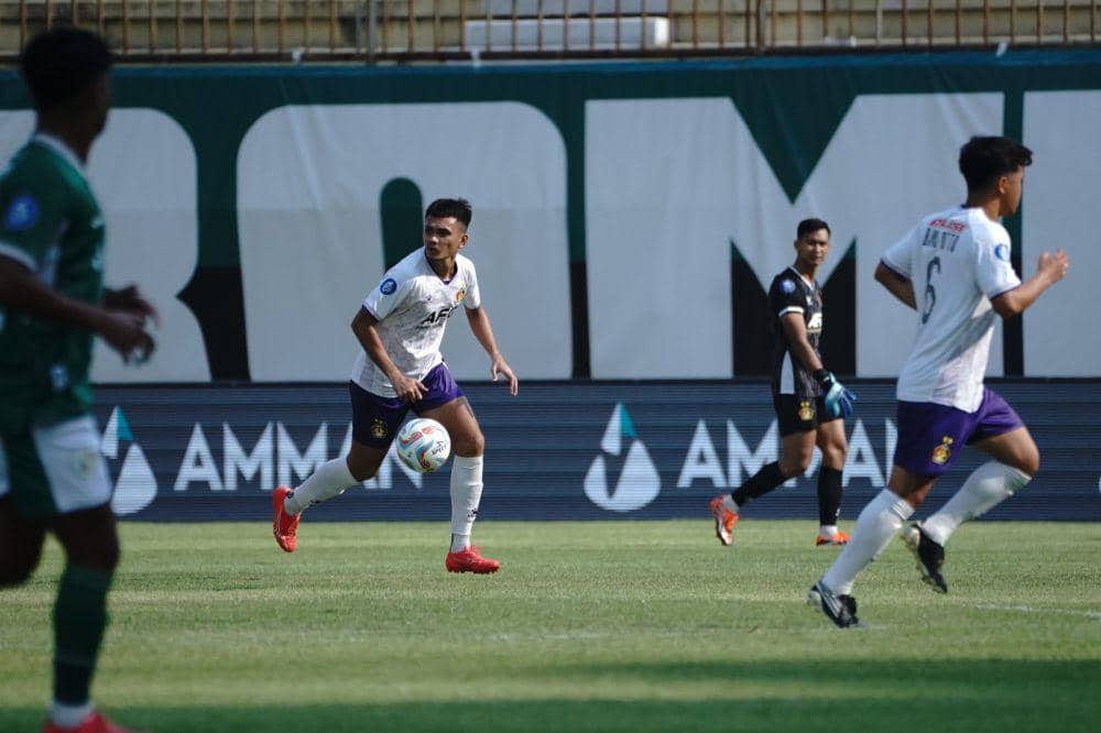 Pemain Persik Kediri saat menghadapi PSS Sleman. IDN Times/ media officer Persik Kediri