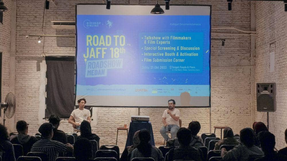 Roadshow Bioskop Online dan JAFF di Medan, Sabtu (21/10/2023) (dok.Bioskop Online)