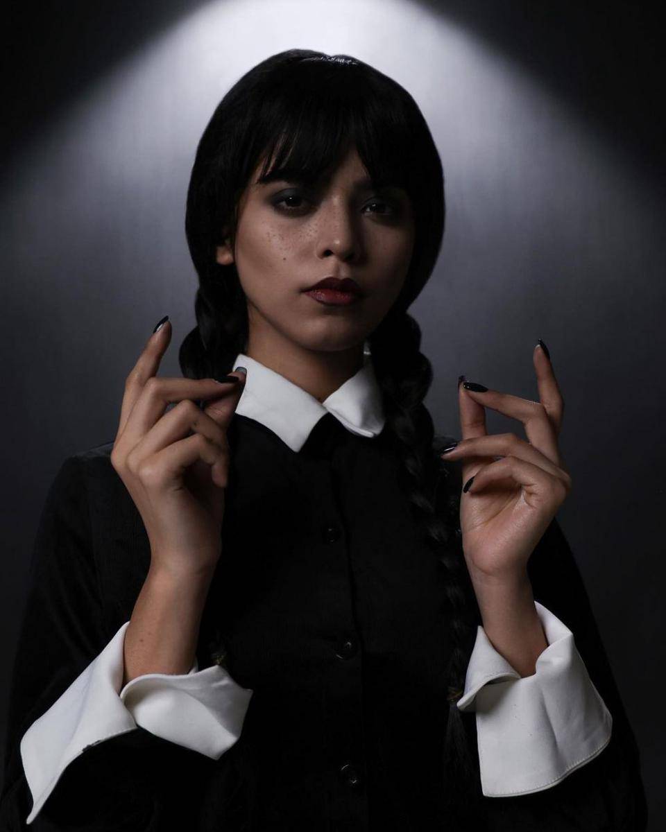 inspirasi makeup halloween Jharna Bhagwani (instagram.com/jharnabhagwani)
