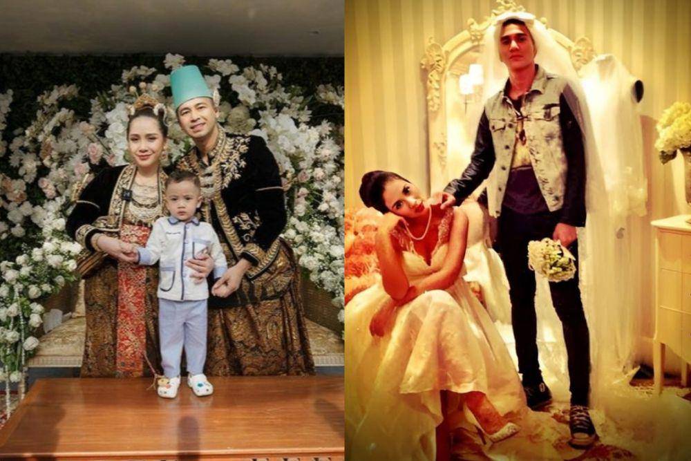 Wedding anniversary Oktober (Instagram.com/raffinagita1717)
