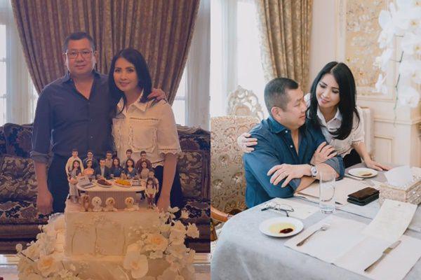 7 Potret Anniversary ke-37 Hary Tanoe dan Liliana, Digelar di Rumah
