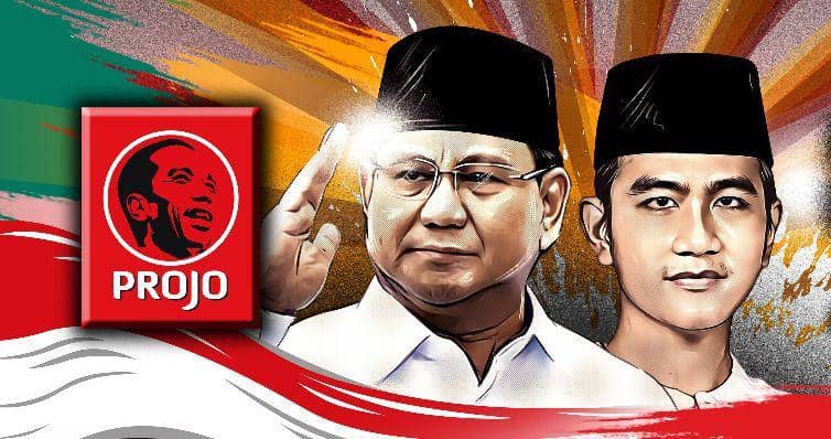 Prabowo-Gibran akan maju sebagai capres dan cawapres. (Dok. Projo Kabupaten Malang)