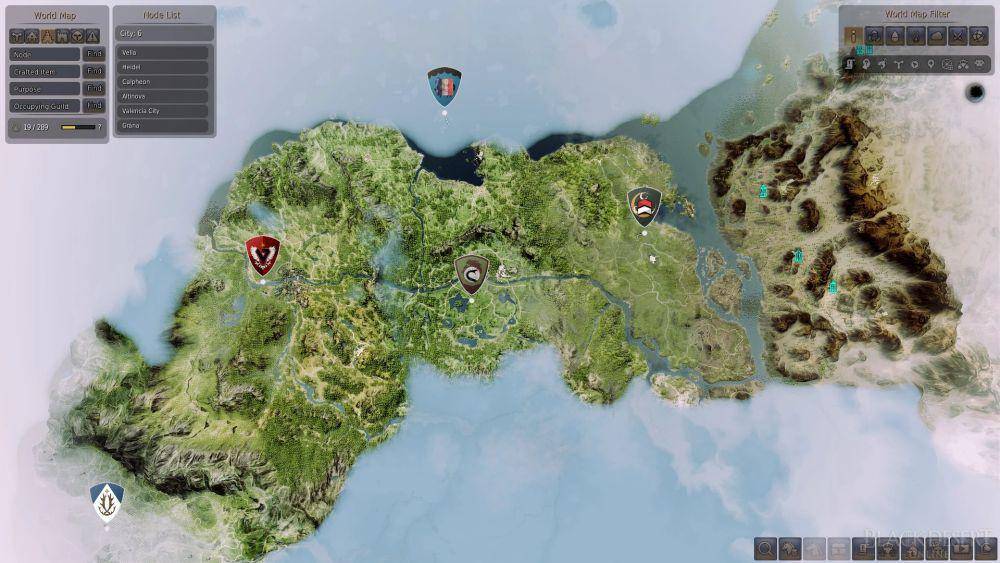 Archaeologist Map di Black Desert Online (dok. Pearl Abyss)