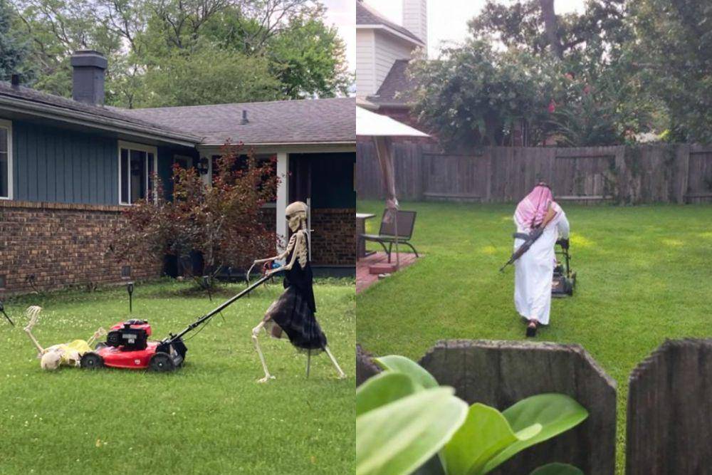 kolase potret kocak halaman belakang tetangga (reddit.com/TheSpiderClaw I reddit.com/Maulie)