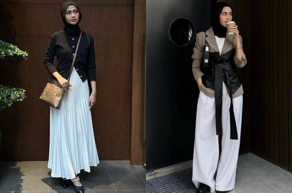 9 Inspirasi Outfit Monokrom ala Ratu Anditya untuk Berbagai Acara