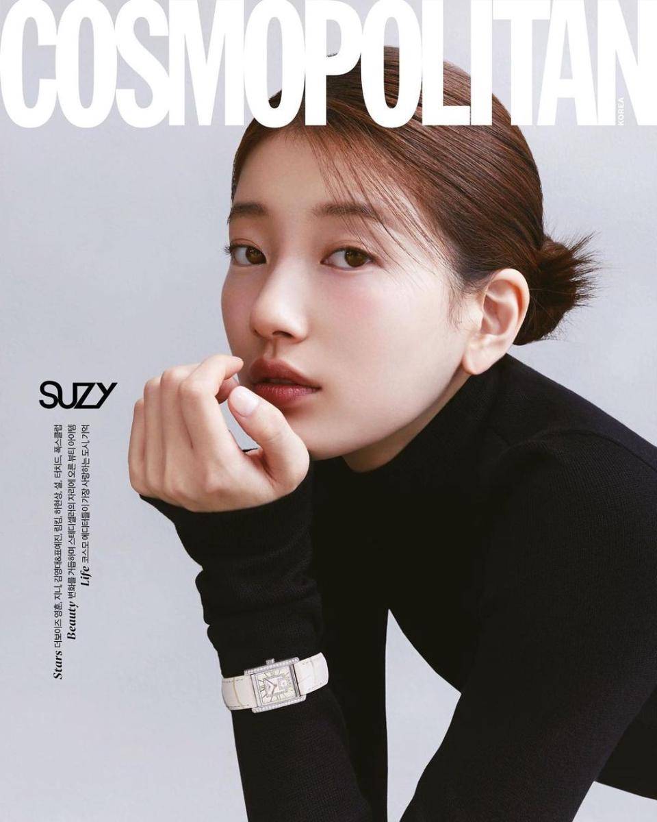 Bae Suzy di majalah Cosmopolitan (instagram.com/skuukzky)
