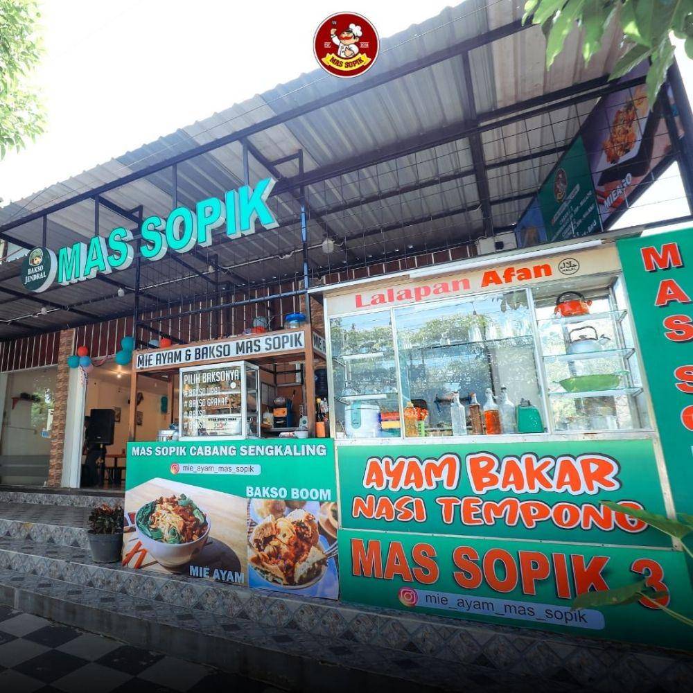 Bakso Mie Ayam Mas Sopik (Instagram.com/mie_ayam_mas_sopik)