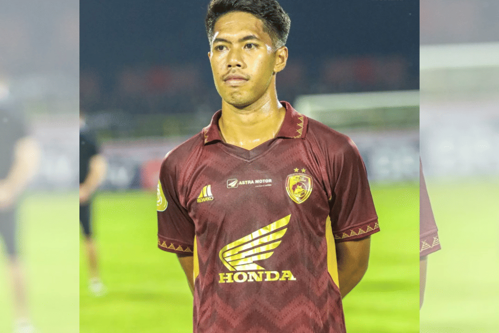 Bek PSM Makassar, Sandy Ferizal, setelah pertandingan Arema FC pada laga pekan ke-16 BRI Liga 1 2022-23 di Stadion Gelora B.J. Habibie Parepare, Jumat 20 Oktober 2023. (Instagram.com/psm_makassar)