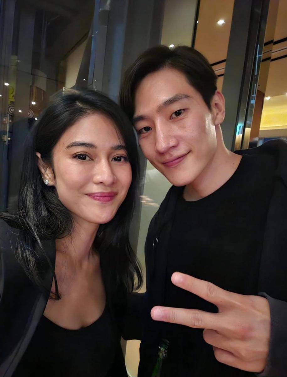 potret Dian Sastro bersama Noh Sang Hyun (tiktok.com/therealdisastr)