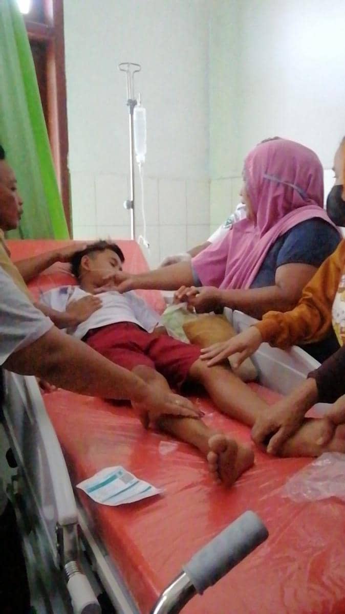 Siswa SD di Bolmong, Sulawesi Utara, yang diduga keracunan makanan, Senin (23/10/2023). IDNTimes/Istimewa